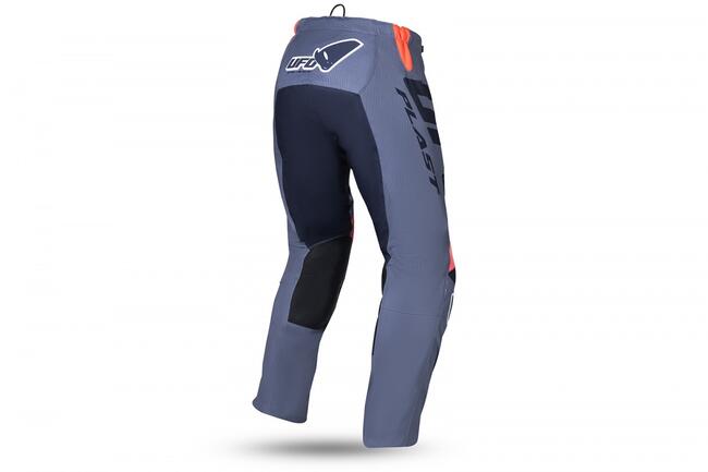 Pantaloni Da Moto Grigio/arancio Ufo Unisex